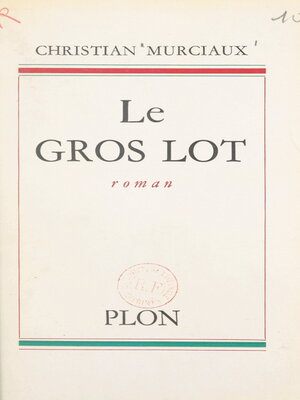 cover image of Le gros lot